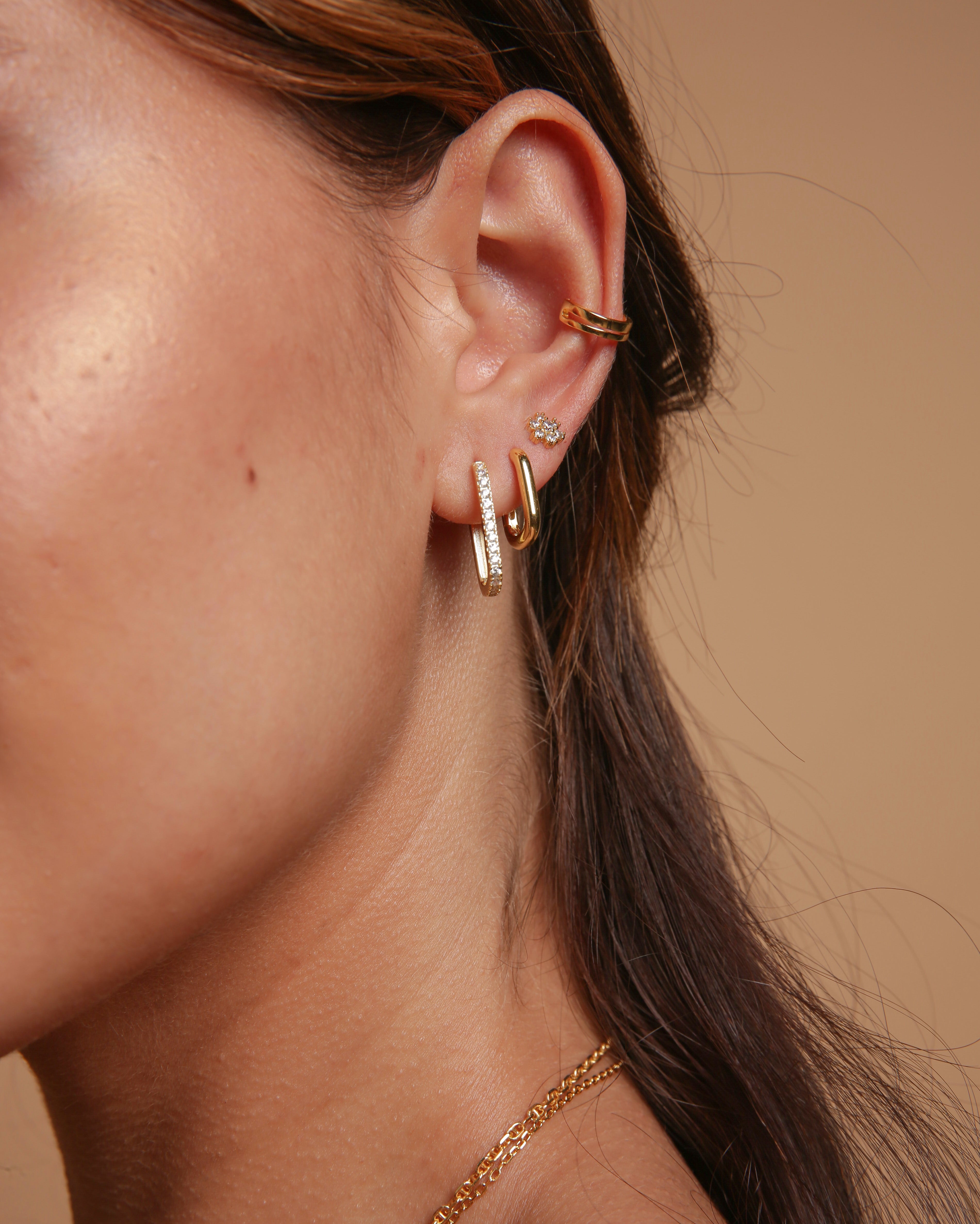 Stacey Gold Hoops